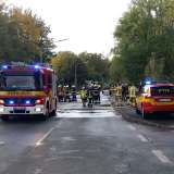 Traktor verlor Ladung