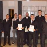 Ehrungen bei der Jahresdienstbesprechung der Löschgruppe Lipperbruch