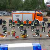 Interkommunale Zusammenarbeit in Corona Zeiten beim Grundlehrgang der Feuerwehr