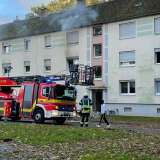 Feuer in Mehrfamilienhaus