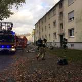 Feuer in Mehrfamilienhaus