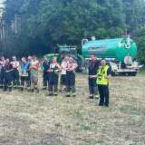 Feuer breitet sich schnell aus: Feld und Wald brennen - mehrere Feuerwehren im Einsatz