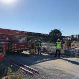 Person bei Arbeitsunfall lebensgefährlich verletzt