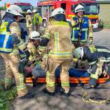 Mit Übungstag hat der Löschzug 1 besondere Rettungstechniken trainiert 