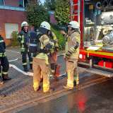 Übung des Löschzuges 5 im Hotel Rixbecker Alpen in Rixbeck