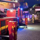 Übung des Löschzuges 5 im Hotel Rixbecker Alpen in Rixbeck