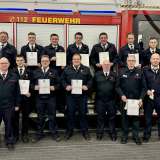 Auszeichnungen bei der Generalversammlung der Löschgruppe Bökenförde
