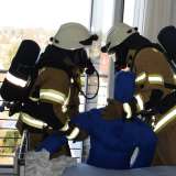 Einsatz für die Sicherheit: Feuerwehr und Krankenhaus trainierten im Klinikum Lippstadt den Ernstfall bei einem Zimmerbrand