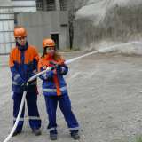 Großübung beim Zementwerk Spenner: 90 Nachwuchsretter im Einsatz