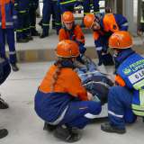 Großübung beim Zementwerk Spenner: 90 Nachwuchsretter im Einsatz