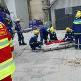 Großübung beim Zementwerk Spenner: 90 Nachwuchsretter im Einsatz