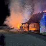 Großbrand zu Weihnachten bei Minustemperaturen