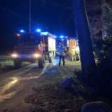 Großbrand zu Weihnachten bei Minustemperaturen