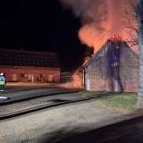 Großbrand zu Weihnachten bei Minustemperaturen