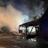 Großbrand zu Weihnachten bei Minustemperaturen