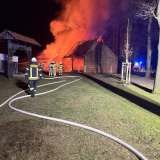 Großbrand zu Weihnachten bei Minustemperaturen