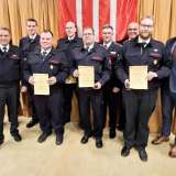 Beförderungen bei der Jahresdienstbesprechung der Gesamtwehr