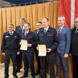 Beförderungen bei der Jahresdienstbesprechung der Gesamtwehr