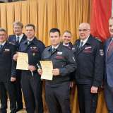 Beförderungen bei der Jahresdienstbesprechung der Gesamtwehr